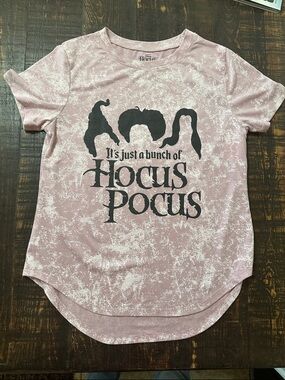 Kids Hocus Pocus Graphic Tee - Dusty Pink/ White